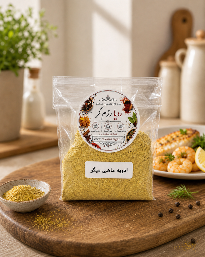 ادویه ماهی و میگو